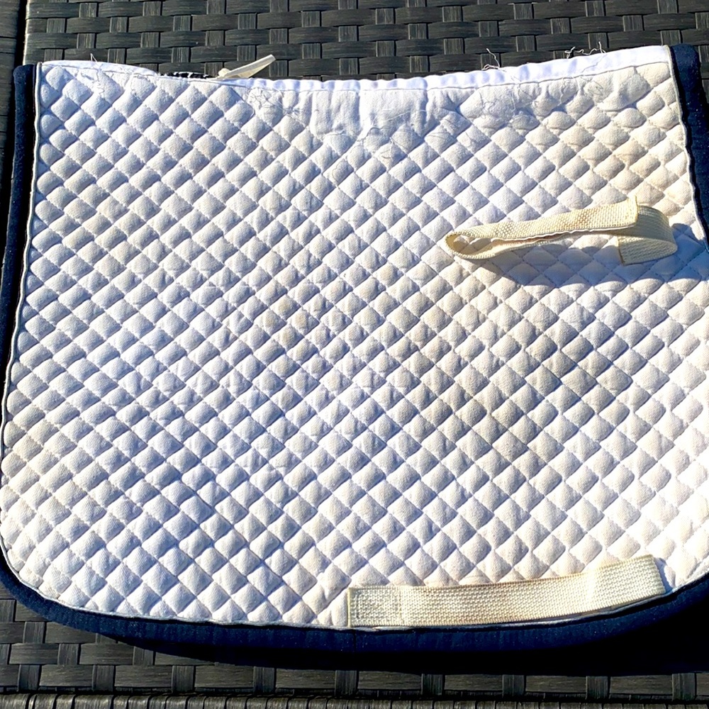Quilted pony saddle pad